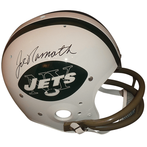 Joe Namath Autographed New York Jets TK Suspension Helmet - JSA