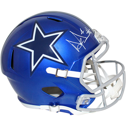 Dak Prescott Autographed Dallas Cowboys (FLASH Alternate) Deluxe Full-Size Replica Helmet - Beckett