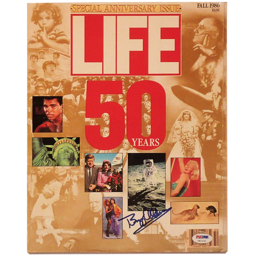 Buzz Aldrin Autographed Life Magazine (50 Years Special Anniversary Issue) Apollo 11 Moon Landing - PSADNA