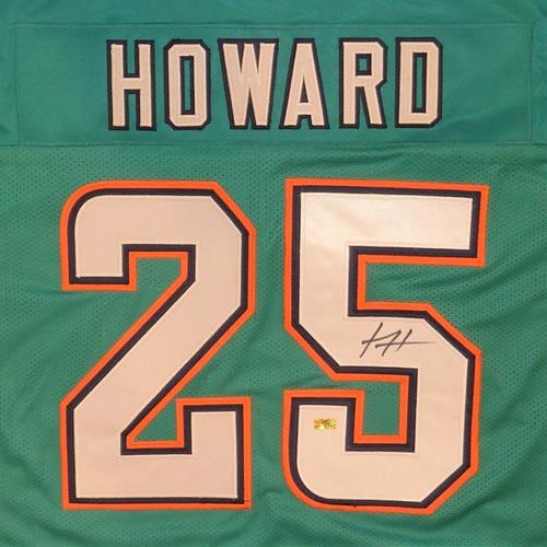 Xavien Howard Autographed Miami (Teal #25) Custom Jersey