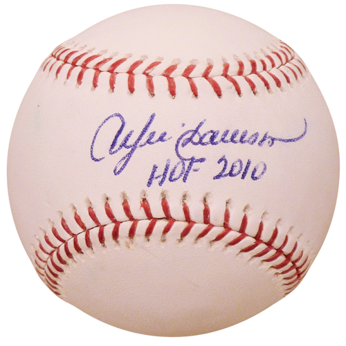 Andre Dawson Autographed Official MLB Baseball w/ HOF 2010