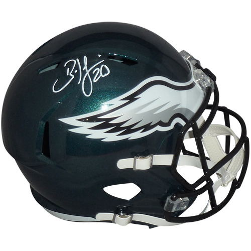Brian Dawkins Autographed Philadelphia Eagles Deluxe Full-Size Replica Helmet - JSA
