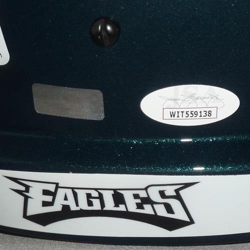 Brian Dawkins Autographed Philadelphia Eagles Deluxe Full-Size Replica Helmet - JSA