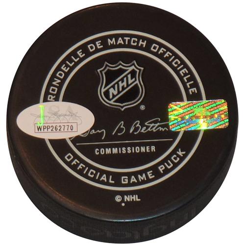 Andrei Vasilevskiy Autographed Tampa Bay Lightning Official Game Puck in Cube - JSA Witness