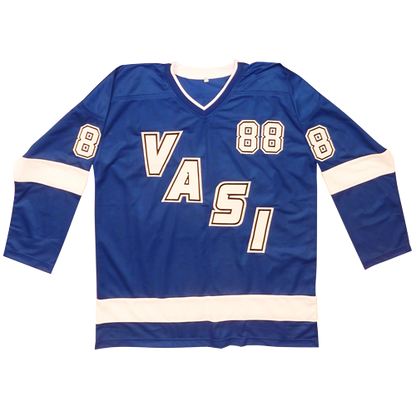 Andrei Vasilevskiy Autographed Tampa Bay Vasi (Blue #88) Custom Hockey Jersey - JSA Witness
