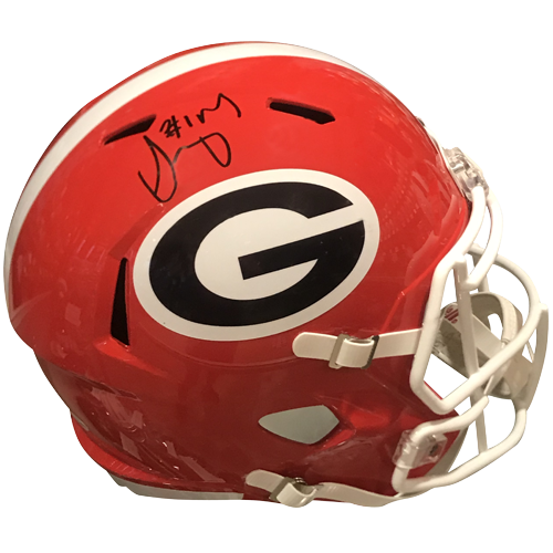 Sony Michel Autographed Georgia Bulldogs (Speed) Deluxe Full-Size Replica Helmet