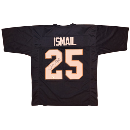 Rocket Ismail Autographed Notre Dame (Navy Blue #25) Custom Stitched Jersey