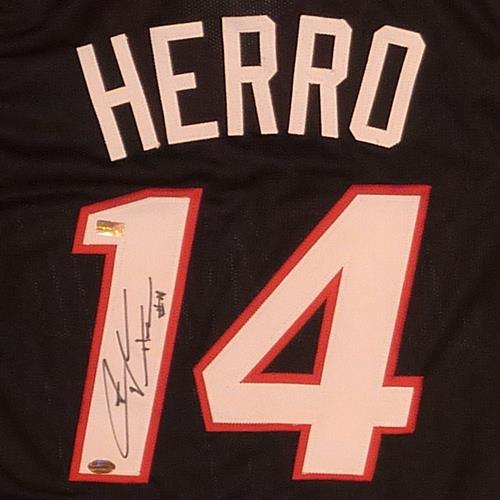 Tyler Herro Autographed Miami (Black #14) Custom Jersey
