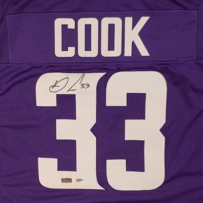 Dalvin Cook Autographed Minnesota (Purple #33) Custom Jersey