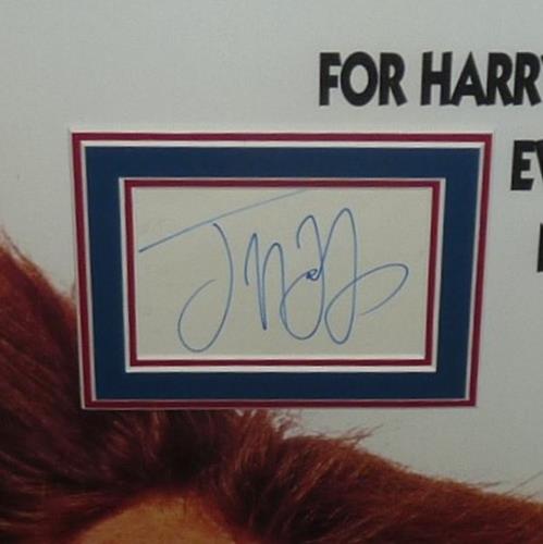 Dumb And Dumber Full-Size Movie Poster Deluxe Framed with Jim Carrey And Jeff Daniels Autographs - JSA