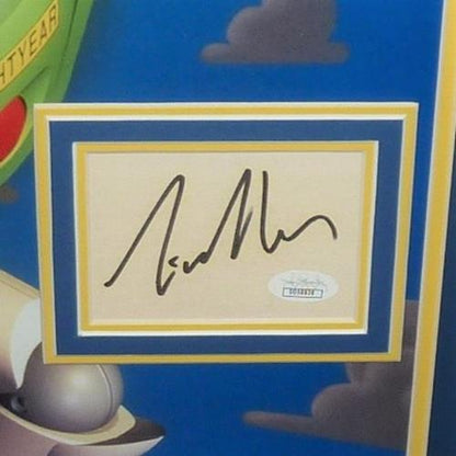 Toy Story Full-Size Movie Poster Deluxe Framed with Tom Hanks And Tim Allen Autographs - JSA
