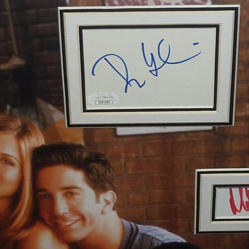 Friends Full-Size TV Poster Deluxe Framed with All Cast Autographs - JSA