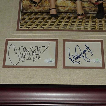 Married With Children TV Poster Deluxe Framed with All Cast Autographs - JSA