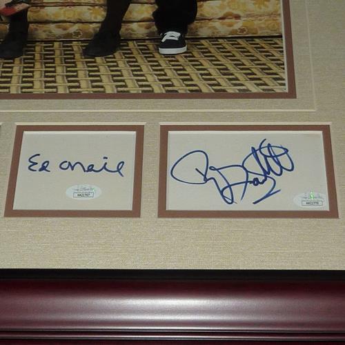 Married With Children TV Poster Deluxe Framed with All Cast Autographs - JSA