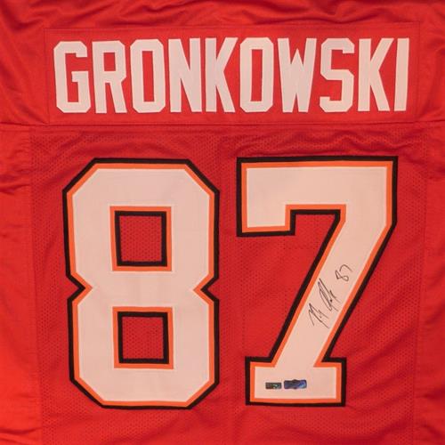 Rob Gronkowski Autographed Tampa Bay (Red #87) Custom Jersey - Radtke