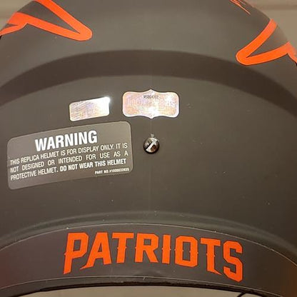 Rob Gronkowski Autographed New England Patriots ECLIPSE Deluxe Full-Size Replica Helmet - Radtke