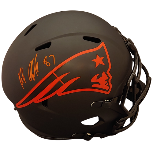 Rob Gronkowski Autographed New England Patriots ECLIPSE Deluxe Full-Size Replica Helmet - Radtke