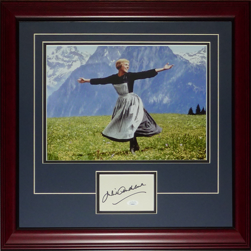 Julie Andrews Autographed The Sound of Music Deluxe Framed 11x14 Photo with Autograph - JSA