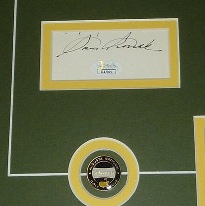 Sam Snead, Gene Sarazen And Byron Nelson Autographed Masters The Starters Deluxe Framed Piece - JSA