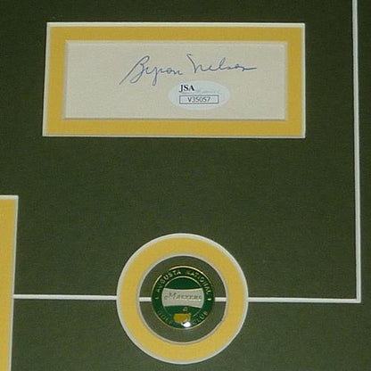 Sam Snead, Gene Sarazen And Byron Nelson Autographed Masters The Starters Deluxe Framed Piece - JSA