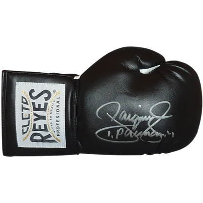 Manny Pacquiao Autographed Team Pacquiao (Black) Boxing Glove w/ Pacman - Beckett