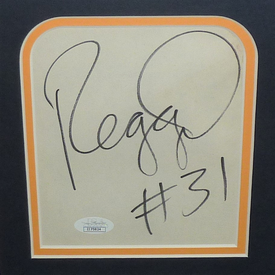 Reggie Miller Autographed Indiana Pacers Deluxe Framed Piece - JSA