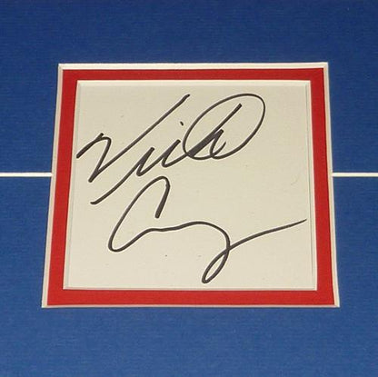 Victor Cruz Autographed New York Giants (Salsa Celebration) Signature Series Frame - JSA