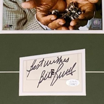 Bill Russell Autographed Boston Celtics Signature Series Frame - JSA