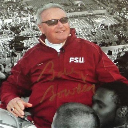 Bobby Bowden Autographed Florida State FSU Seminoles (Last Game Spotlight) Framed 8x10 Photo