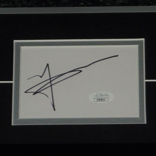 Interstellar 11x17 Movie Poster Deluxe Framed with Matthew McConaughey Autograph - JSA