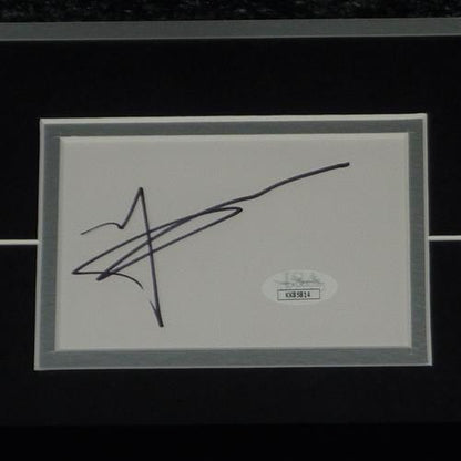 Interstellar 11x17 Movie Poster Deluxe Framed with Matthew McConaughey Autograph - JSA