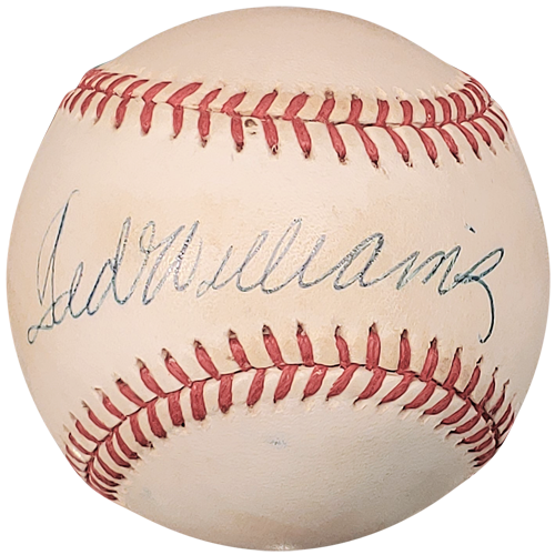 Ted Williams Autographed OAL Baseball - UDA Upper Deck