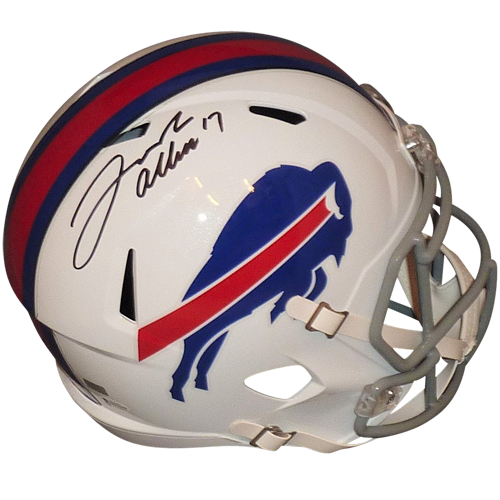 Josh Allen Autographed Buffalo Bills Deluxe Full-Size Speed Replica Helmet - Beckett