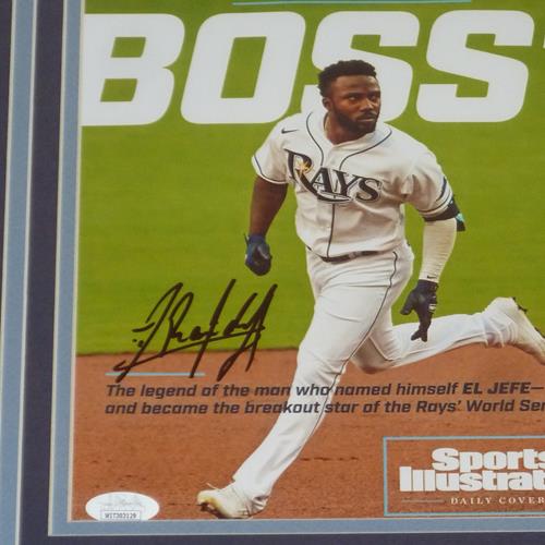 Randy Arozarena Autographed Tampa Bay Rays (Who's The Boss) Framed 8x10 Photo - JSA