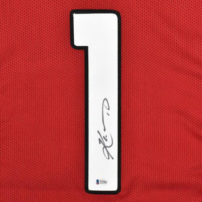 Kyler Murray Autographed Arizona (Red #1) Custom Jersey - JSA