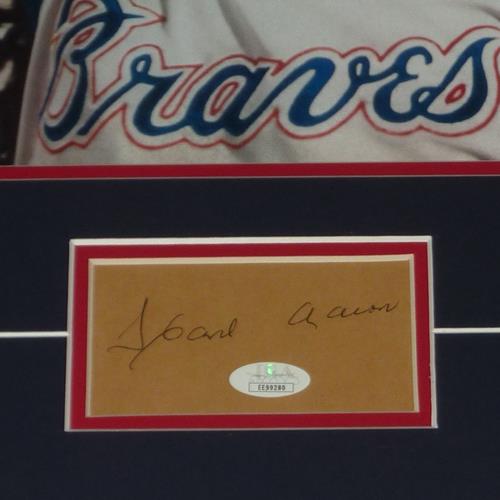 Hank Aaron Atlanta Braves Baseball MLB Original Autographed Jerseys for  sale