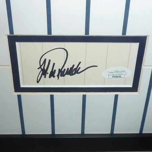 Jorge Posada Autographed New York Yankees Signature Series Frame - JSA