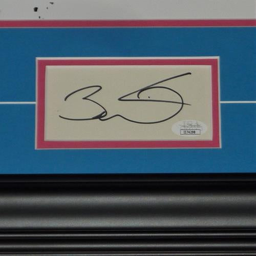 Dwyane Wade Autographed Miami Heat 11x14 Splash Art Deluxe Framed Piece - JSA