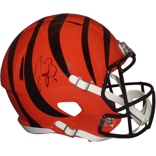 Joe Burrow Autographed Cincinnati Bengals (Speed) Deluxe Replica Helmet - Fanatics