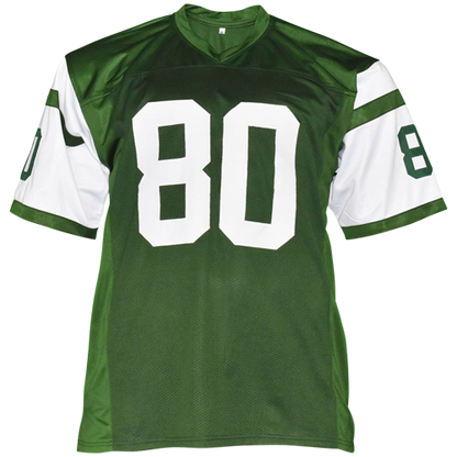 Wayne Chrebet Autographed New York (Green #80) Custom Jersey - JSA