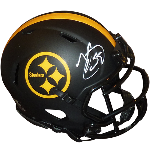 Minkah Fitzpatrick Autographed Pittsburgh Steelers (ECLIPSE Alternate) Mini Helmet - Beckett