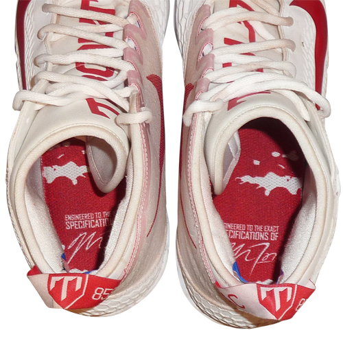 Mike Trout Autographed 2019 MVP Season Game Used Cleats - Both Signed - 19 GU - Anderson Authentics LOA, JSA LOA