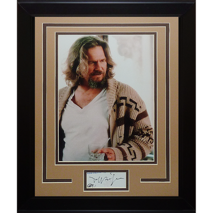 Jeff Bridges Autographed The Big Lebowski Signature Series Frame - JSA