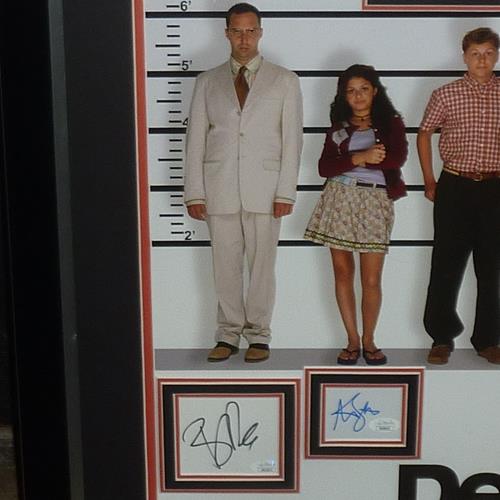 Arrested Development Full-Size TV Poster Deluxe Framed with all 9 Cast Autographs - JSA