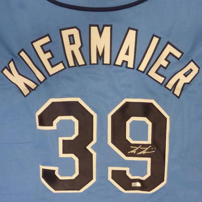 Kevin Kiermaier Autographed Tampa Bay (Baby Blue #39) Custom Jersey - JSA