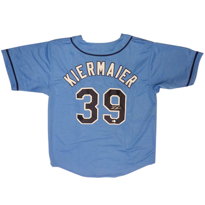 Kevin Kiermaier Autographed Tampa Bay (Baby Blue #39) Custom Jersey - JSA