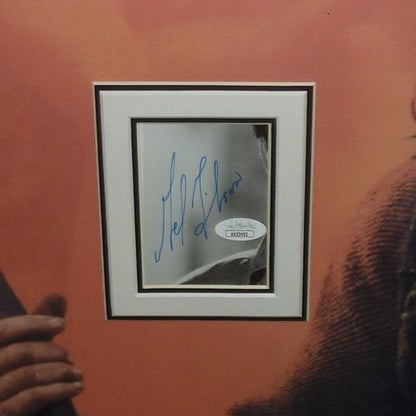 Braveheart Full-Size Movie Poster Deluxe Framed with Mel Gibson Autographed 8x10 Photo - JSA
