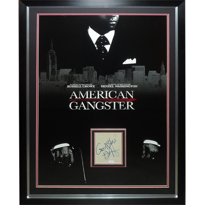 American Gangster Full-Size Movie Poster Deluxe Framed with Denzel