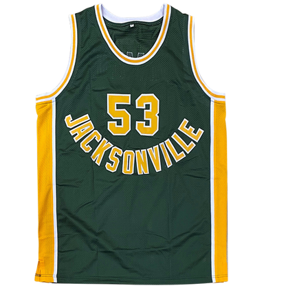 Artis Gilmore Autographed Jacksonville University (Green #53) Custom Jersey w/ HOF 11 - JSA