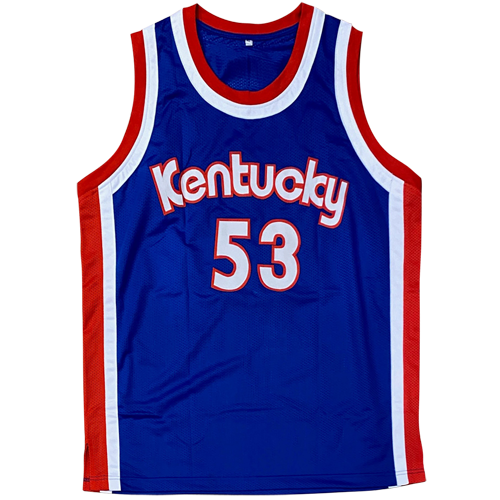 Artis Gilmore Autographed Kentucky Colonels ABA (Blue #53) Custom Jersey w/ HOF 11 - JSA